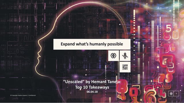 Demystifying AI via Top 10 Key Takeaways of "Unscaled" by Hemant Taneja 