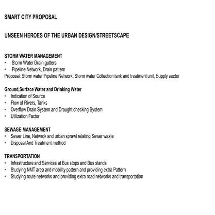 Unseen heroes - SMART CITY MEASURES