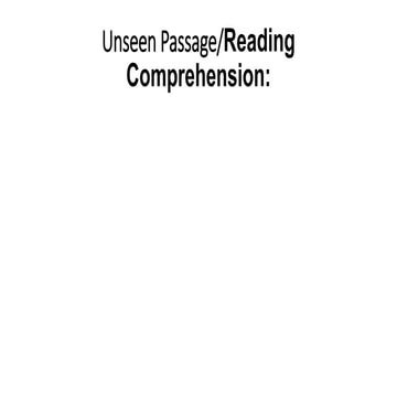 Unseen Passage.pptx