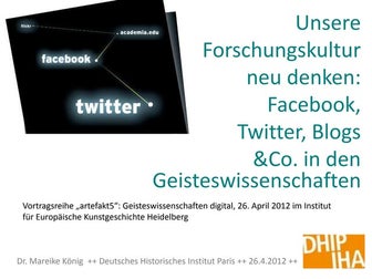 Unsere forschungskultur neu denken