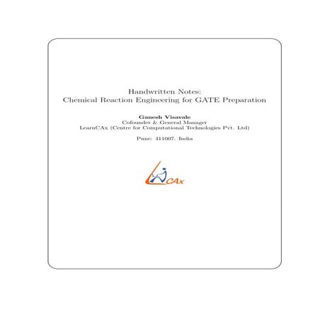 CRE Unsolved Problems: Octave Levenspiel