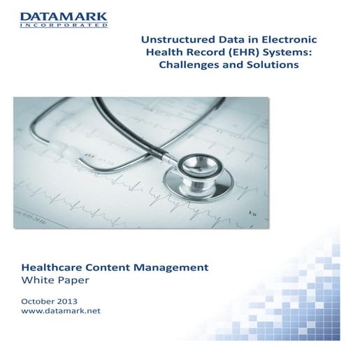 Unstructured Data into EHR Systems: Challenges and Solutions