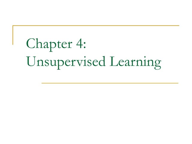 unsupervised-learning AI information and analytics