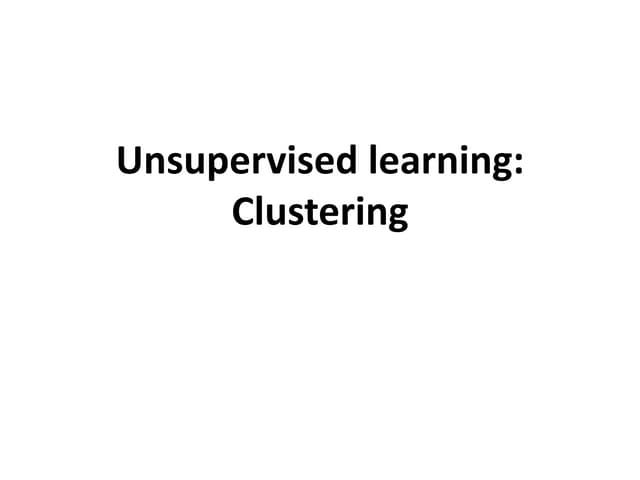 Unsupervised learning Modi.pptx
