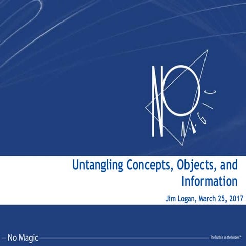 Untangling Concepts, Objects, and Information
