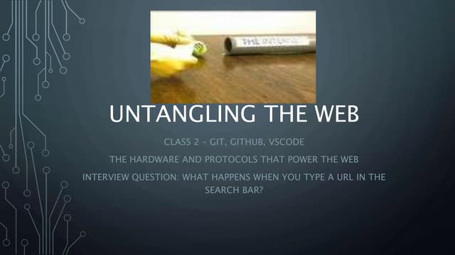 Untangling fall2017 week2