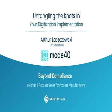 Untangling the Knots in Your Digitization Implementation