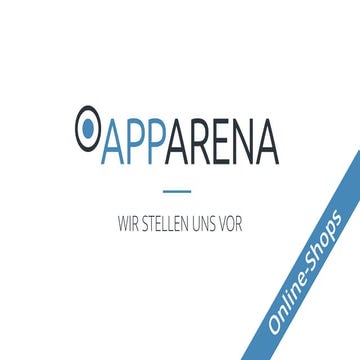 Unternehmenspräsentation Online-Shops