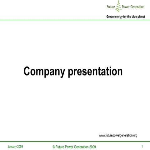 Company Presentation