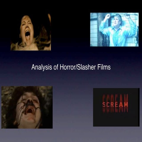 Typical Conventions of Horror