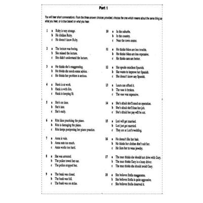 ECPE advanced listening test - task I