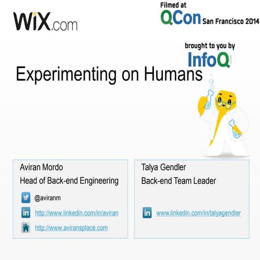 Experimenting on Humans