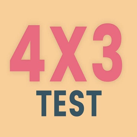 4x3 Slide Test | PDF
