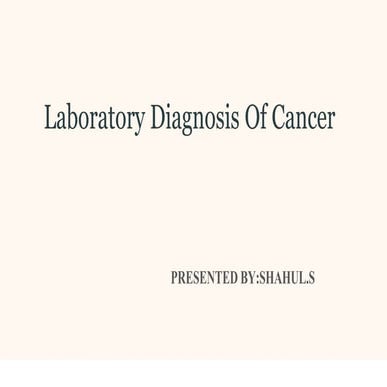 Untitled.pptx laboratory diagnostic of cancer