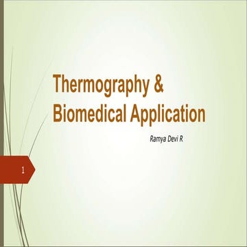 Thermography and biomedical application in machine learning
