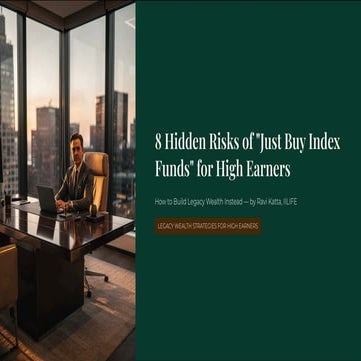8 Hidden Risks of Just Buy Index Funds for High Earners | PDF