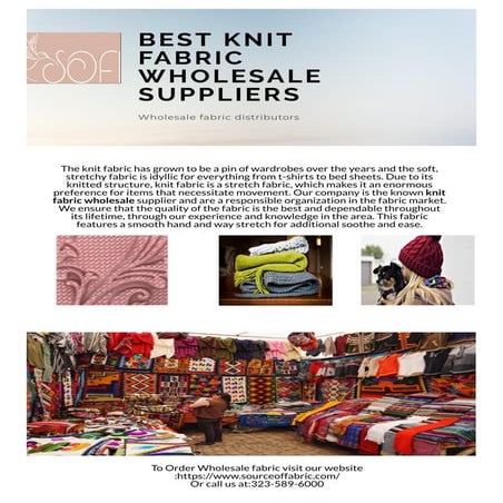 KNIT FABRIC WHOLESALE PDF