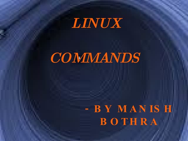 Linux commands