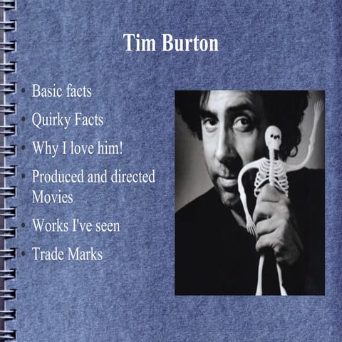 TIM BURTON