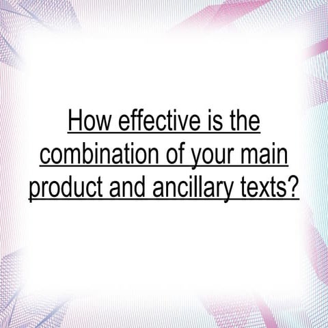 Evaluation Question 2