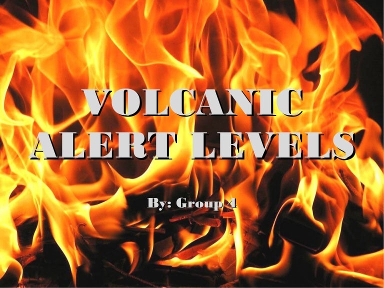Volcano Alert Levels