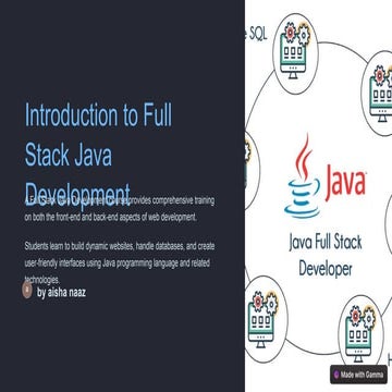 BENIFITS OF FULL STACK JAVA DEVELOPMENT COURSE | PPT