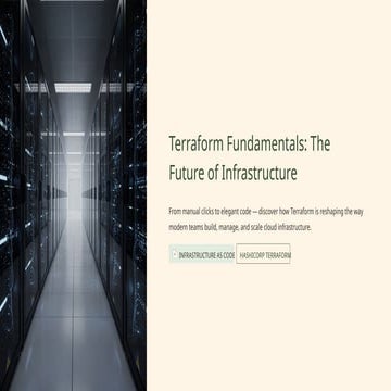 Introduction to IAC and Terraform | PDF