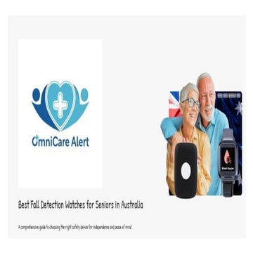 How to Pick the Right Fall Detection Smart Watch in Australia