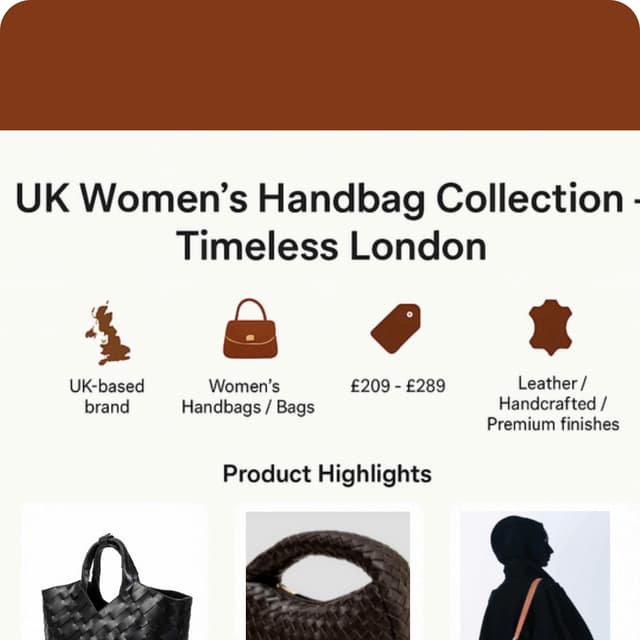 Timeless London Handbags – UK Luxury Leather Collection