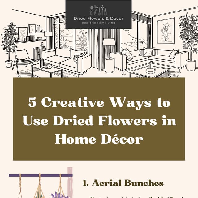 5 Effortless Dried Flower Decor Ideas for a Cozy Home | PDF