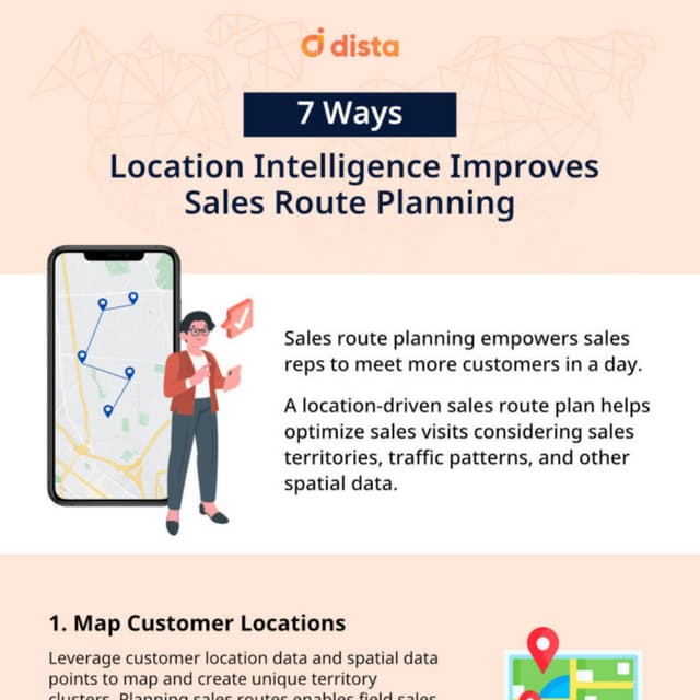 [Infographic] 7 Ways Location Intelligence Improves Sales Route Planning