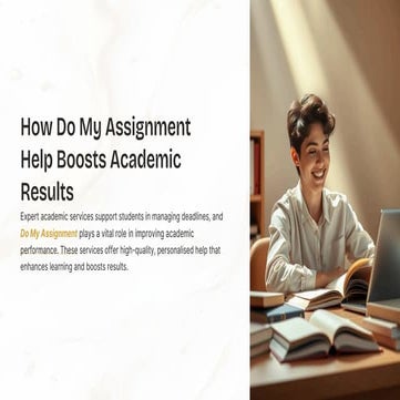 How Do My Assignment Support Can Boost Academic Performance | PDF