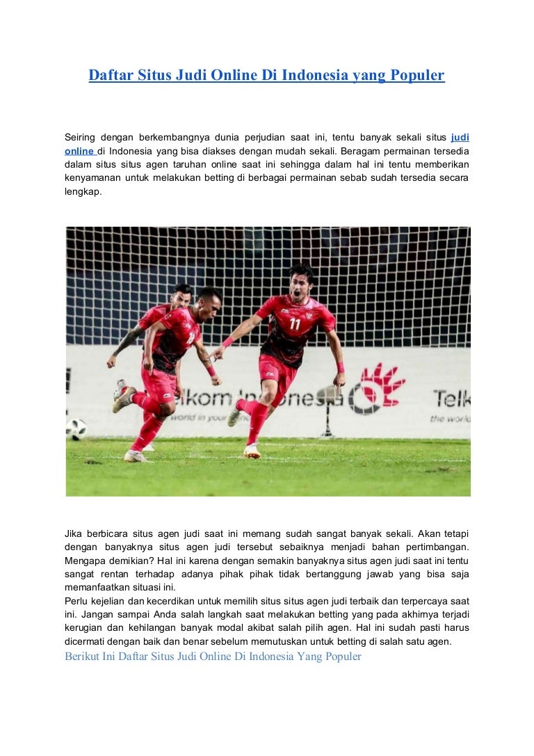 AGEN JUDI BOLA TERBAIK