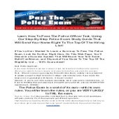 Chicago Police Test Study Guide – GOVYR