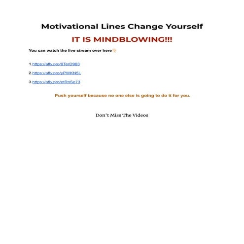 Motivational Lines | PDF