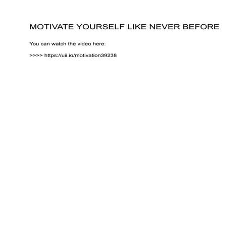 MOTIVATION | PDF