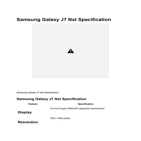 Samsung Galaxy J7 Nxt | PDF