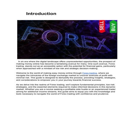 Easy way to make money with forex trading