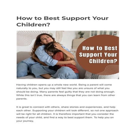 Building Positive Relationships with Children | PDF