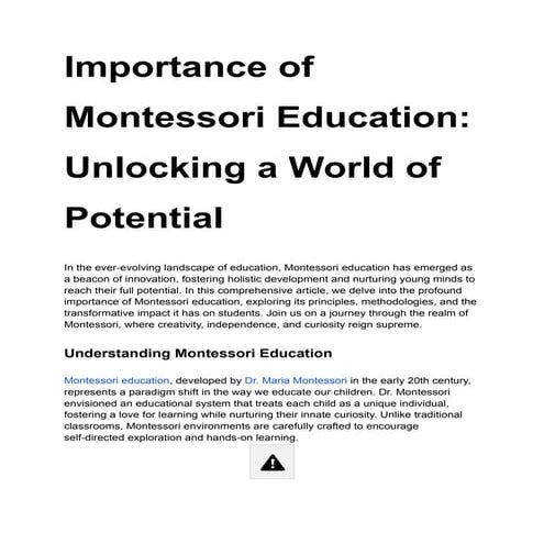 Top 10 Benefits of a Montessori Preschool Education.pdf
