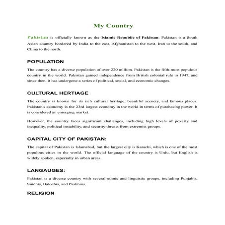 20 Interesting Facts About Pakistan..pdf