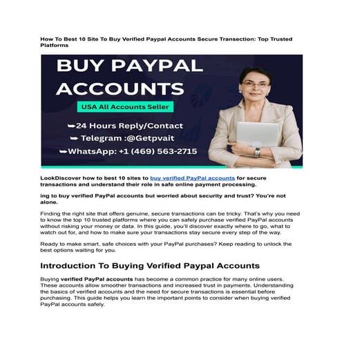 Best 10 Places to Buy Verified PayPal Accounts (Old & New) in 2025.pdf