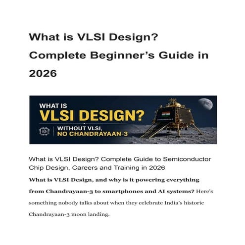 Introduction to VLSI Design | PDF