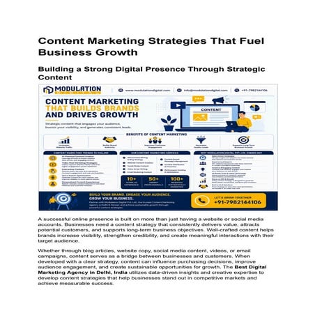 Content Marketing Strategies That Fuel Business Growth | PDF
