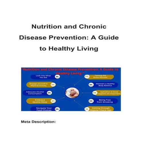 “Nutrition and Chronic Disease Prevention: A Guide to Healthy Living ...