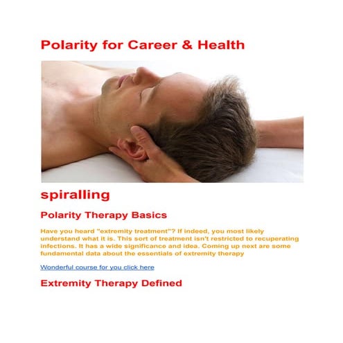 Polarity for Career & Health