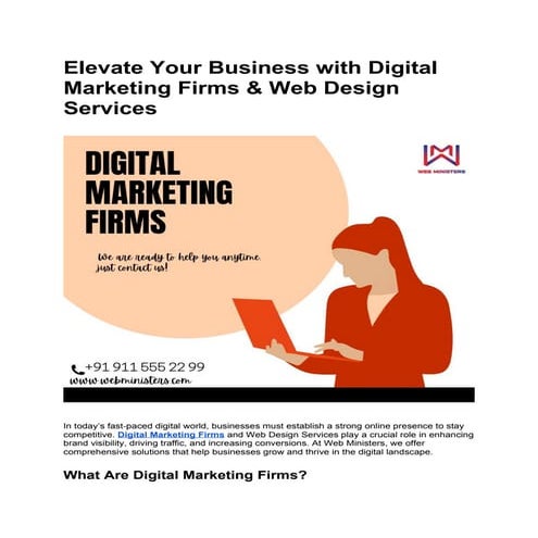 Business  with  Digital Marketing  Firms