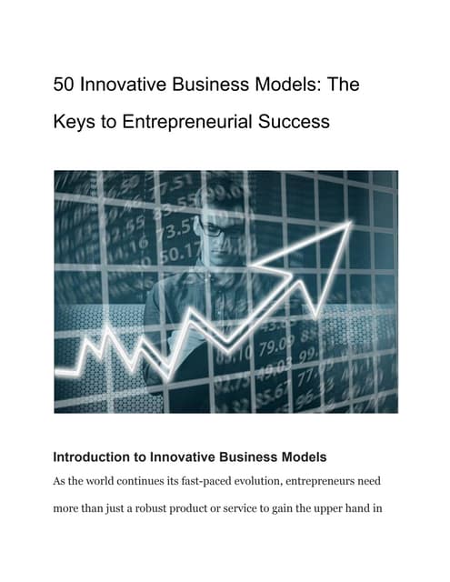 50 Innovative Business Models: The Keys to Entrepreneurial Success