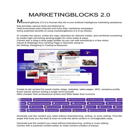 Effortless AI marketing technology