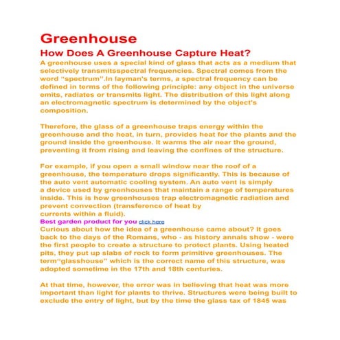 Greenhouse	